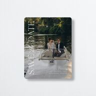 Classic Capture Save The Date Magnets Midnight Magnet Paper