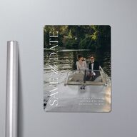 Classic Capture Save The Date Magnets Midnight Magnet Paper