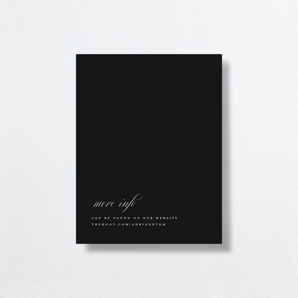 Classic Capture Save the Date Petite Cards Midnight Signature smooth No
