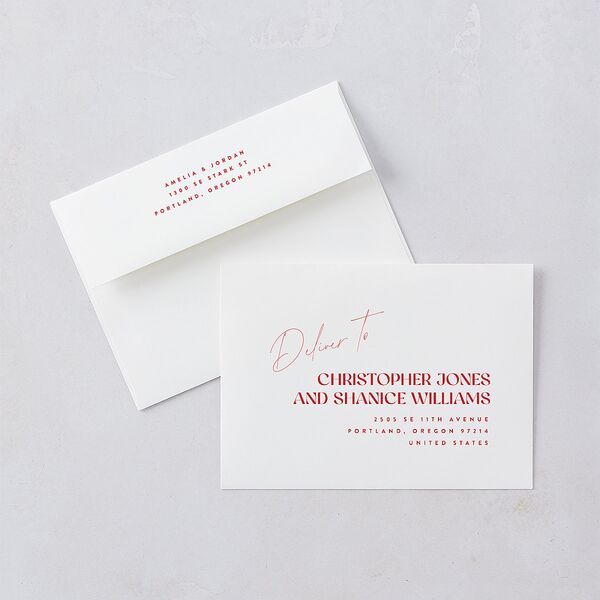 Wedding of the Century Wedding Invitations Rose Pink Signature Blank No Standard