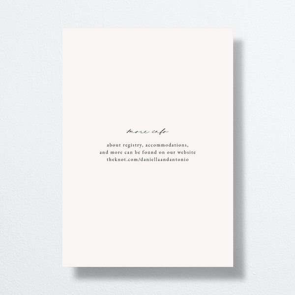 Eucalyptus Hoop Save the Date Cards Pure White Signature smooth No