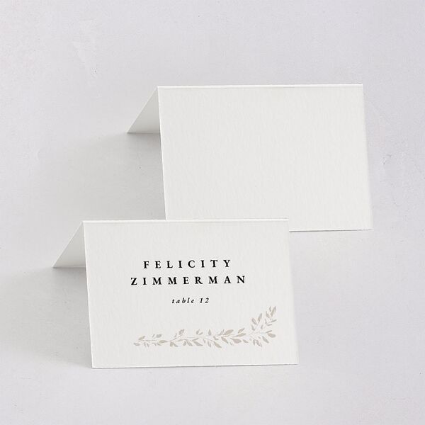 Dainty Frame Place Cards Pure White Signature