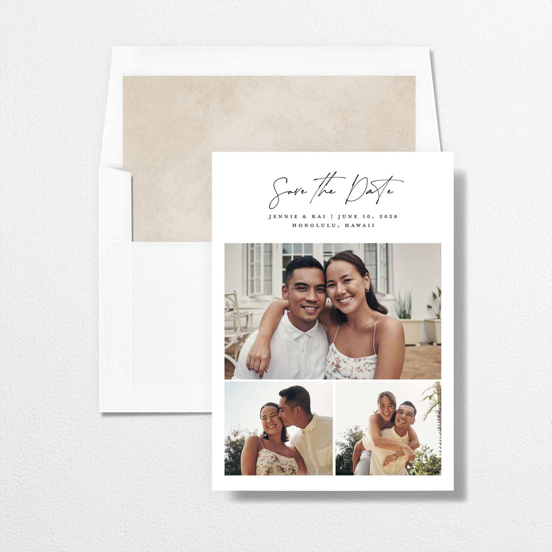 Simple Pampas Envelope Liners — view 1