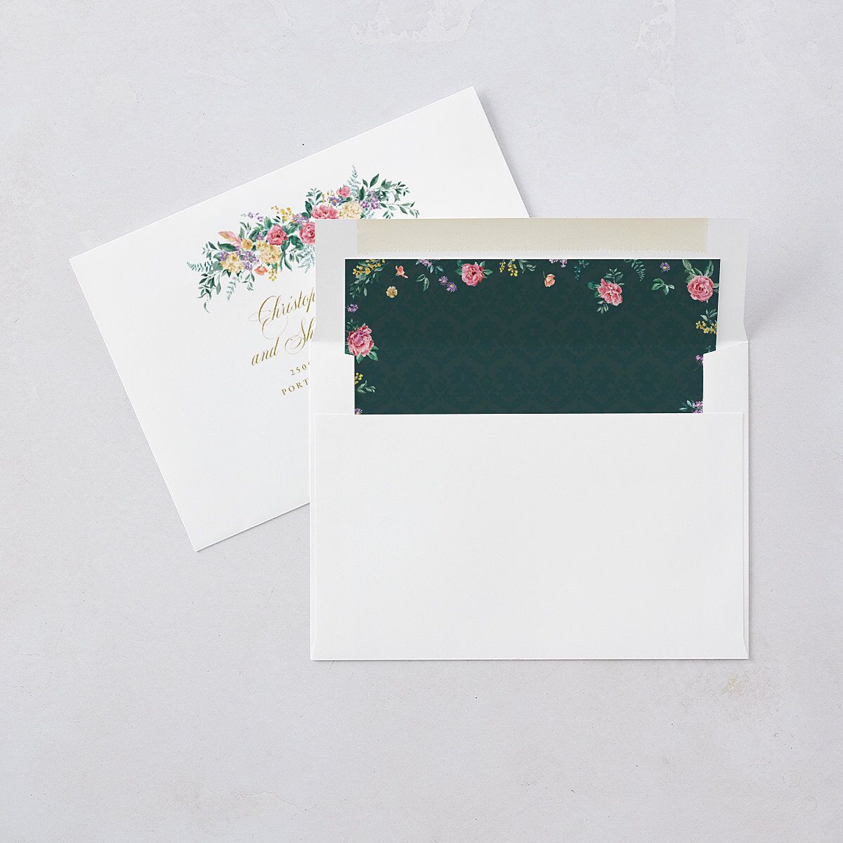 Glamorous Regency Garden Wedding Invitations by Bridgerton — view 7