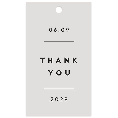 Simply Modern Favor Gift Tags Dusty Blue Signature