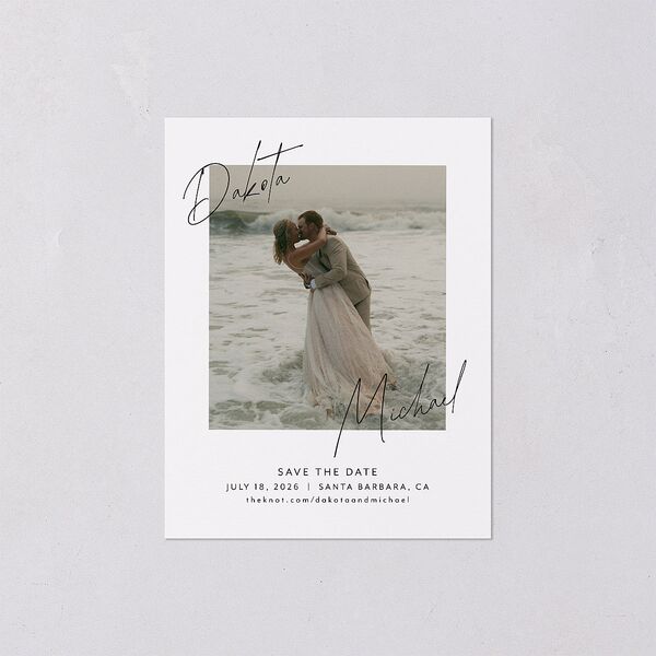 Signatures Save the Date Petite Cards Off-White Signature smooth Blank No Standard