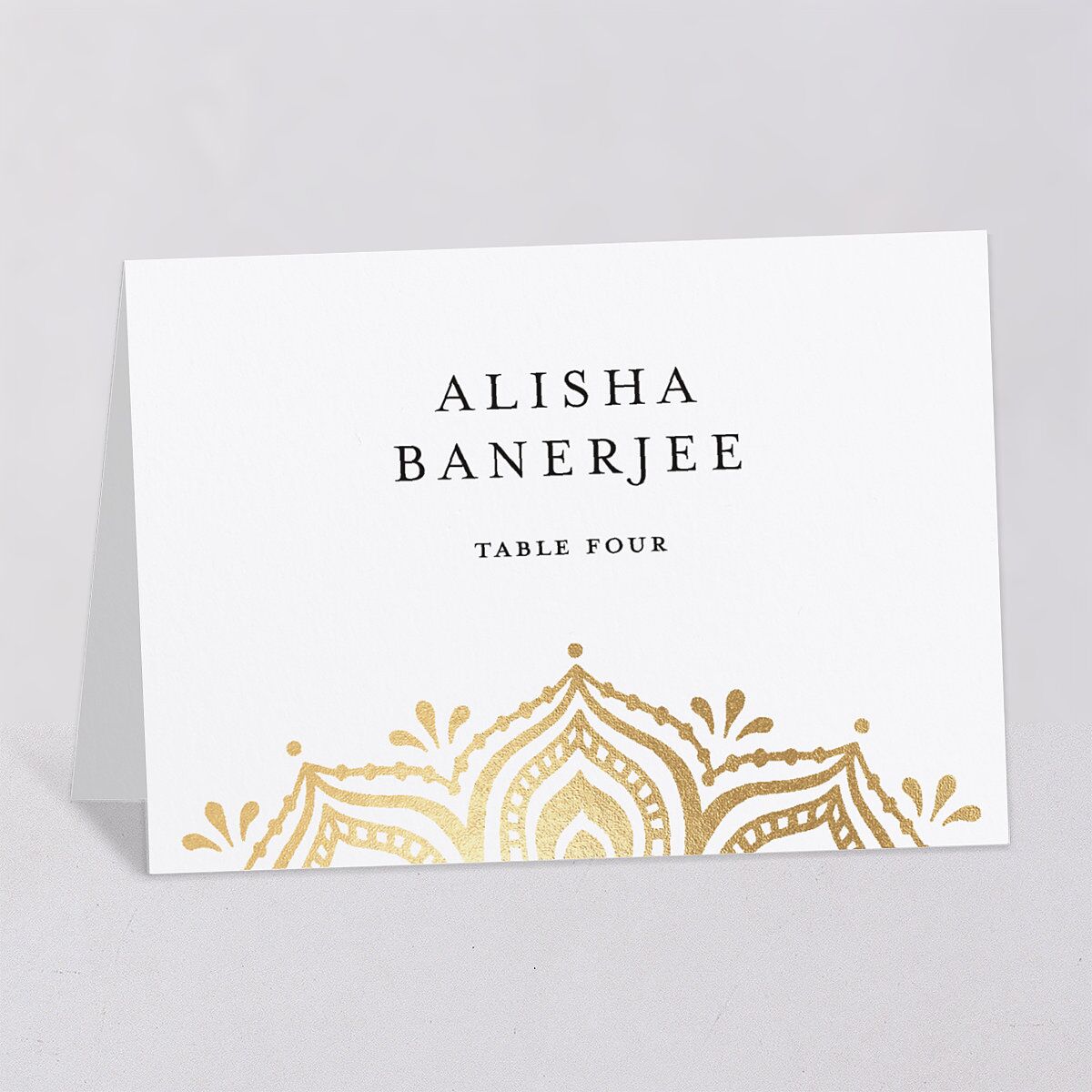 Gilded Adornment Place Cards — view 6