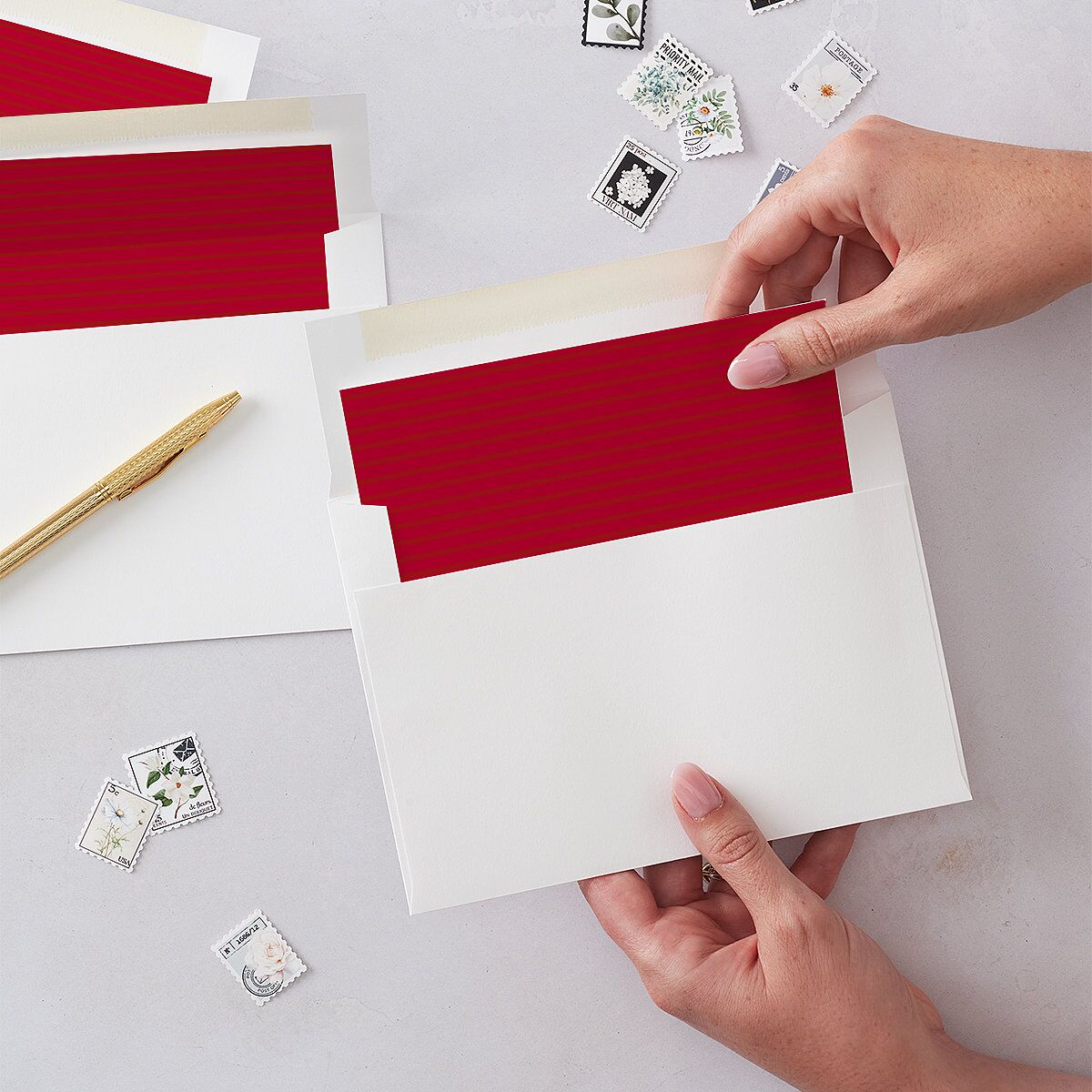 Holiday Botanical Envelope Liners — view 2