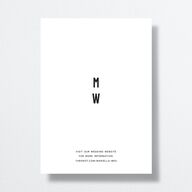 These Kids Save the Date Cards Pure White Signature smooth No
