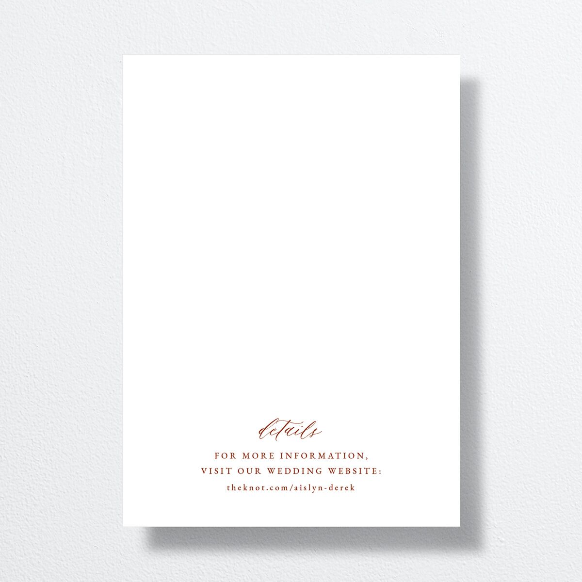 Boho Photo Save the Date Cards Copper Signature smooth No