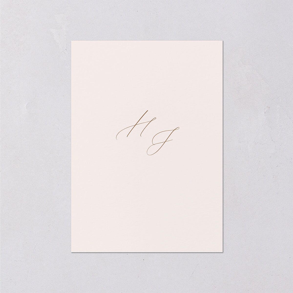 Bohemian Bouquet Foil Wedding Response Cards Gold Peach Fuzz Signature Standard