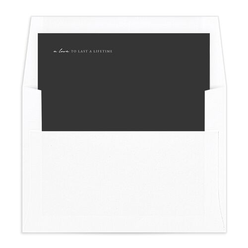 Romantic Gallery Envelope Liners Midnight Standard