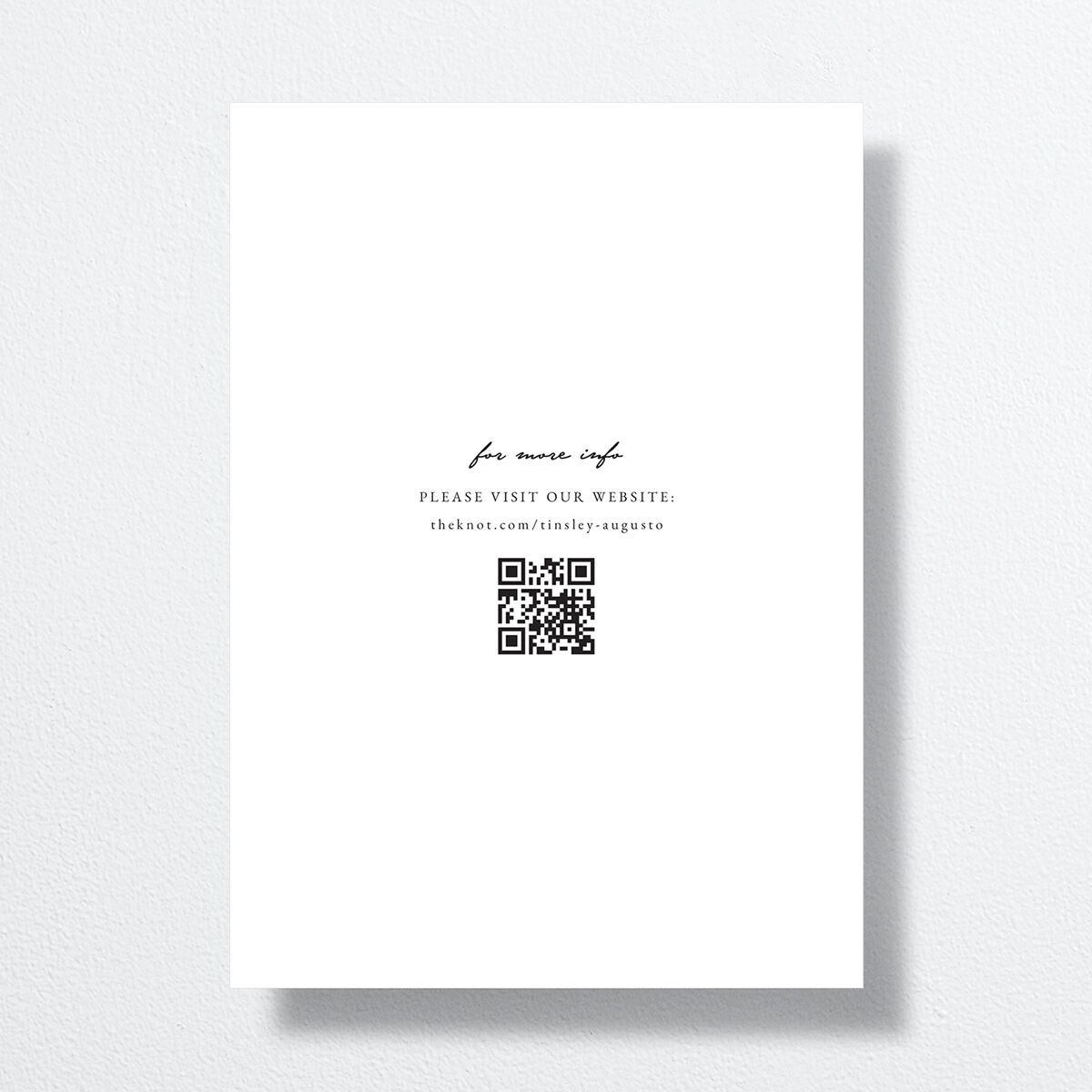 Romantic Gallery Save the Date Cards Pure White Signature smooth No