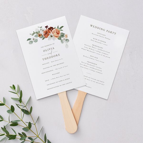 Eucalyptus Bouquet Fan Programs Terracotta Signature Standard