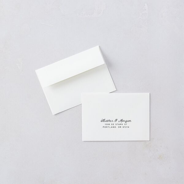 Vintage Mountain Wedding Response Cards Pool Signature Standard