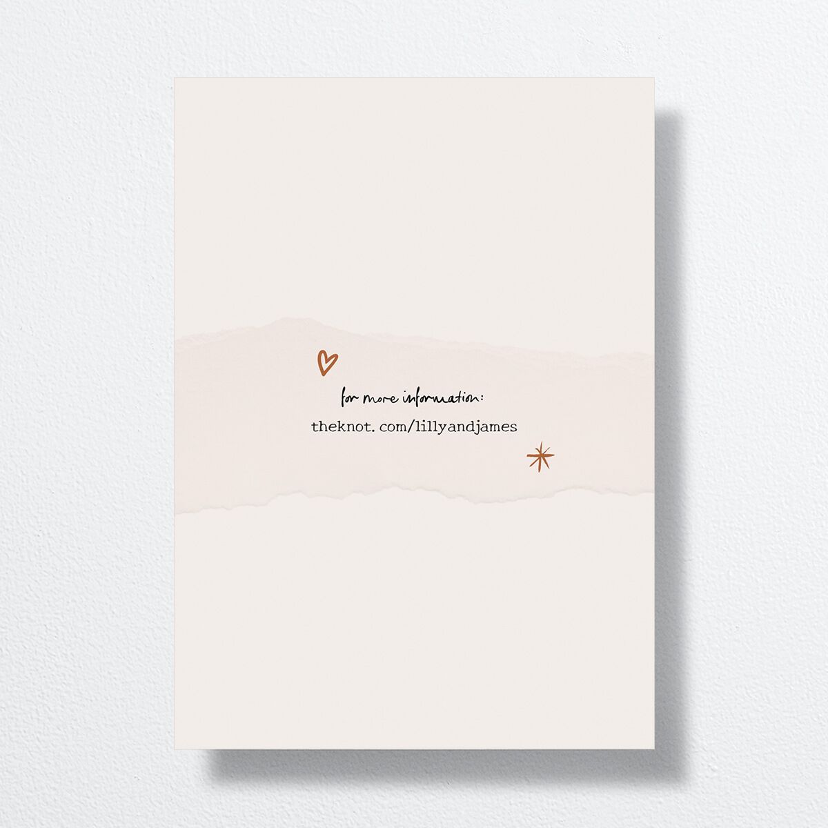 Mood Board Save the Date Cards Linen Signature smooth No