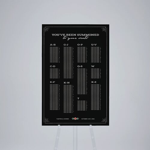 Til Death Tattoos Standard Seating Chart Large Midnight Standard Outdoor Corrugated L Seating