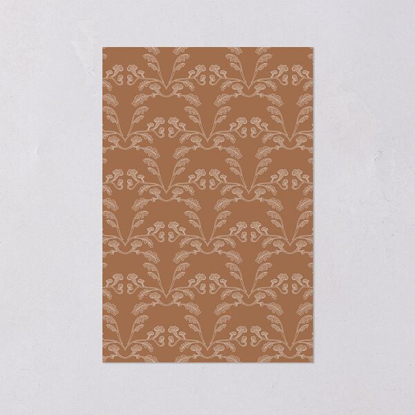 Climbing Leaves Table Numbers Copper Signature