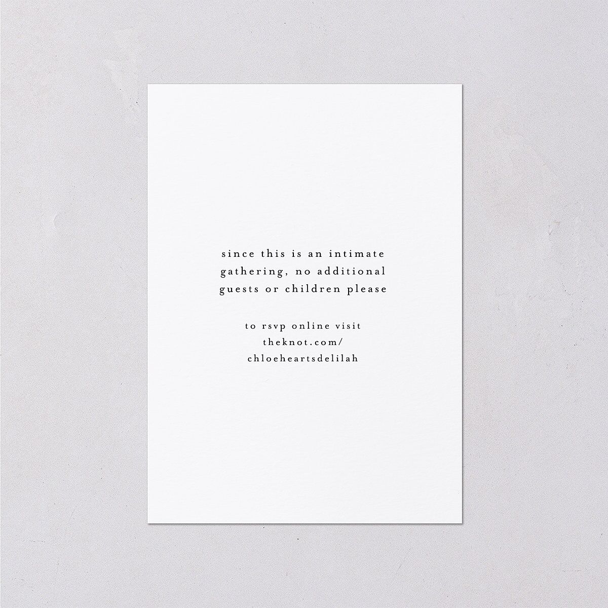 Dainty Heart Foil Wedding Response Cards Pure White Gold Signature Standard