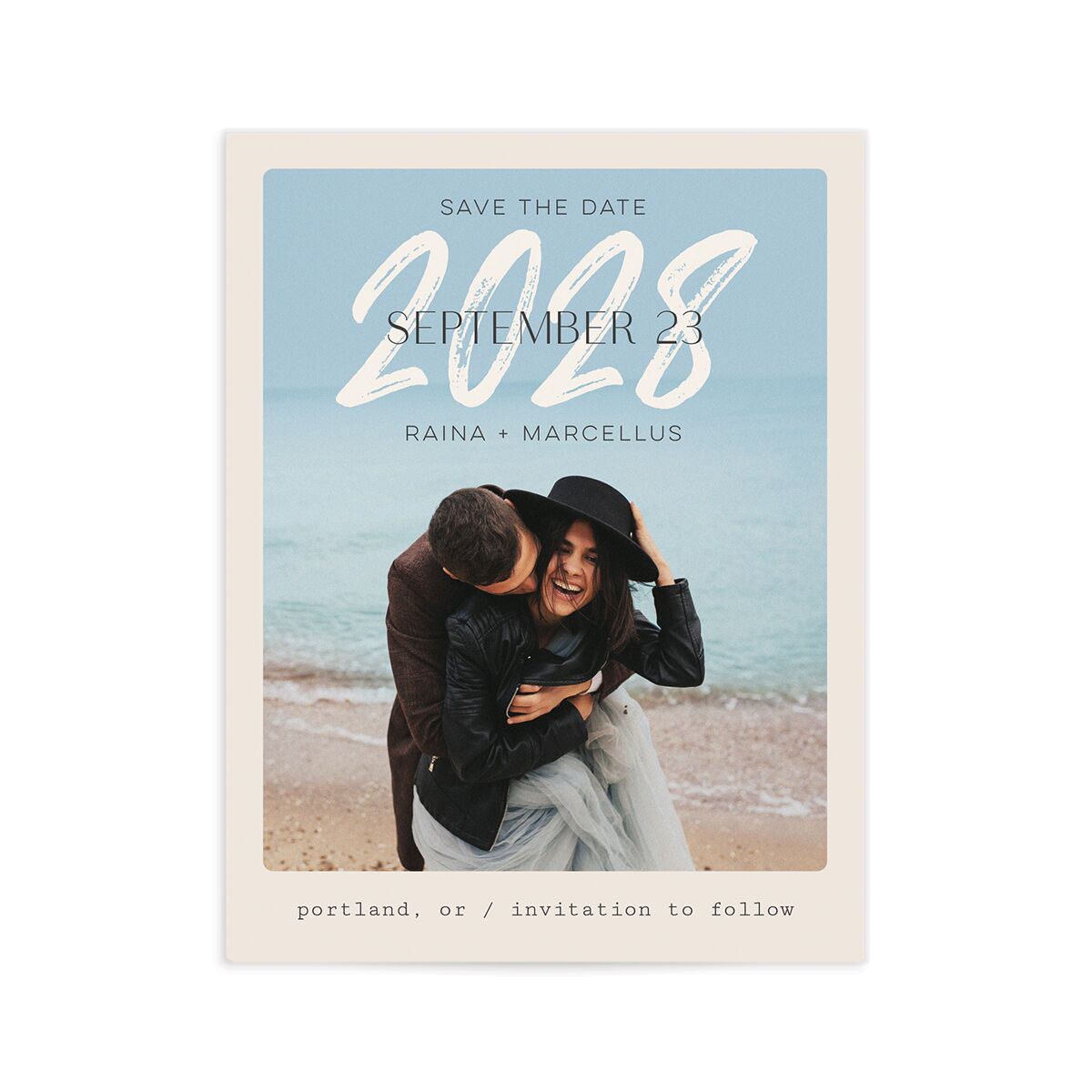 Handwritten Year Save the Date Petite Cards