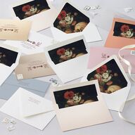 Gothic Medieval Arch Wedding Invitations Burgundy Signature Blank No Standard