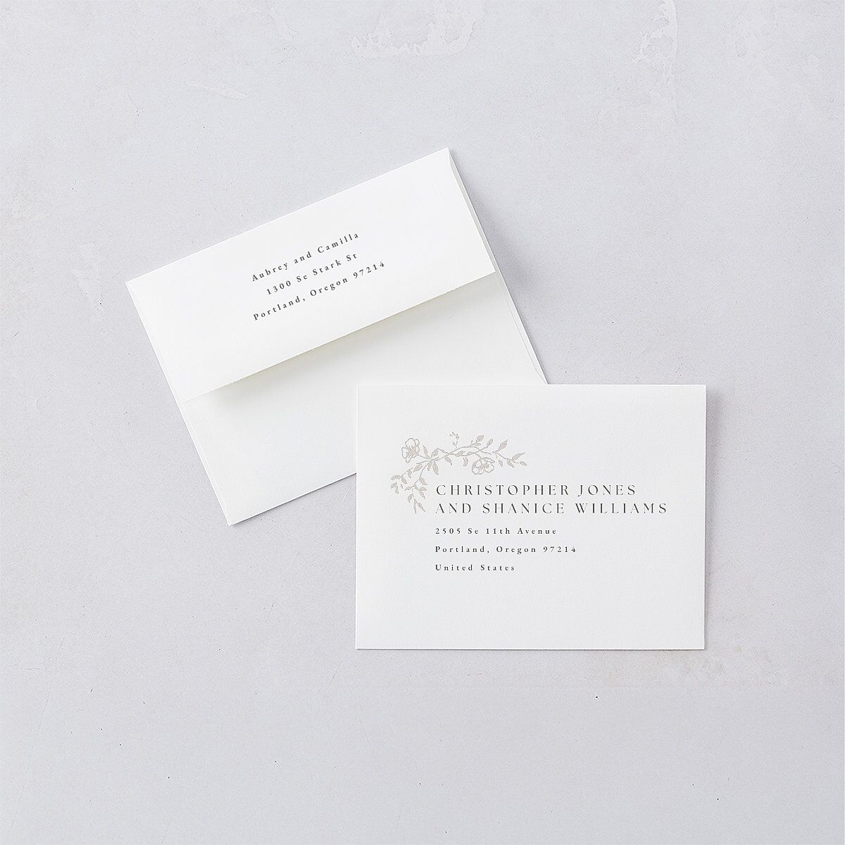 Gilded Branches Foil Thank You Cards Gold Off-White