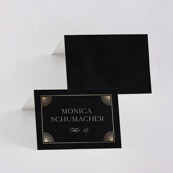 Written In The Stars Place Cards Gold Midnight Signature