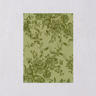 Vintage Toile Foil Wedding Enclosure Cards Gold Greenery Signature Standard