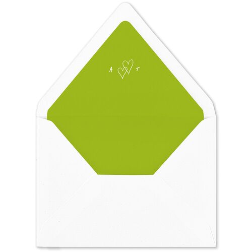 Whimsical Dancing Cocktails Engagement Party Euro Envelope Liners Pear Luxe