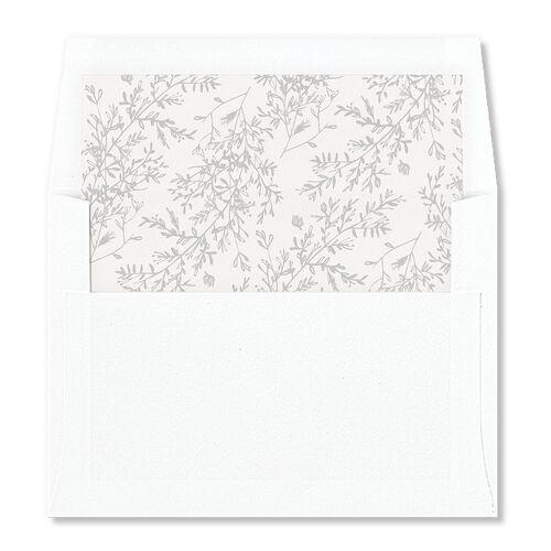 Botanical Branches Standard Envelope Liners Midnight Standard