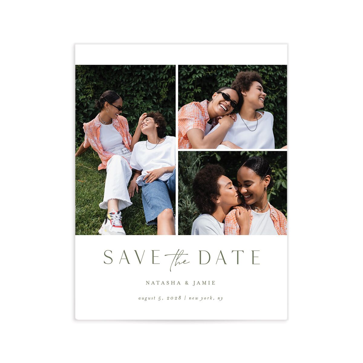 Simple Gallery Save the Date Petite Cards