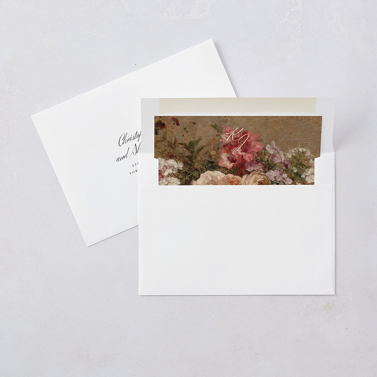 Vintage Lace Save the Date Cards Burgundy Signature smooth Blank No Standard