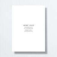 Window Gallery Save the Date Cards Pure White Signature smooth No