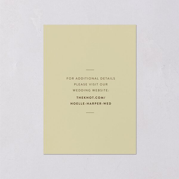 Vintage Nouveau Floral Wedding Enclosure Cards Pear Signature Standard