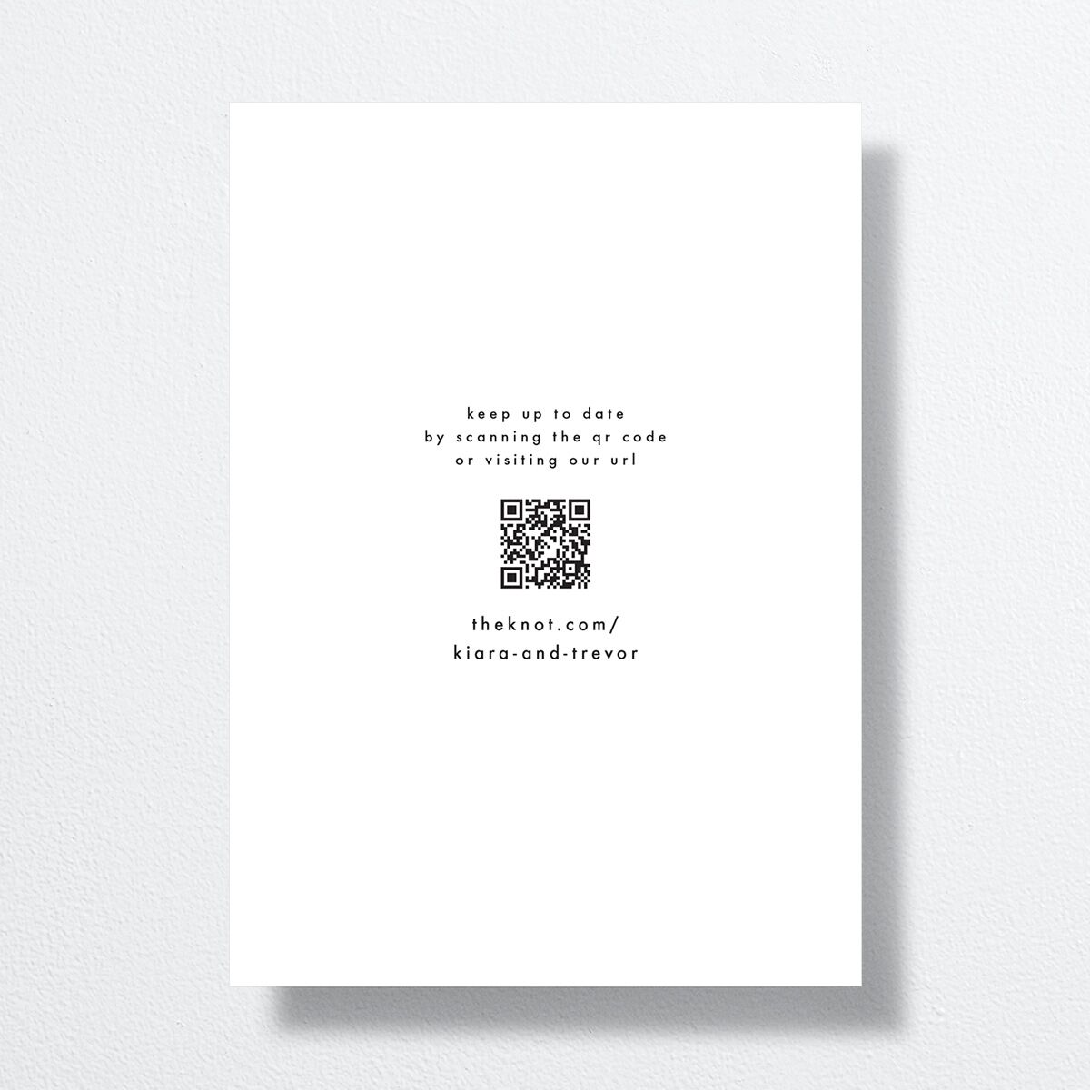 Modern Photobooth Save the Date Cards Pure White Signature smooth No