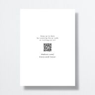 Modern Photobooth Save the Date Cards Pure White Signature smooth No