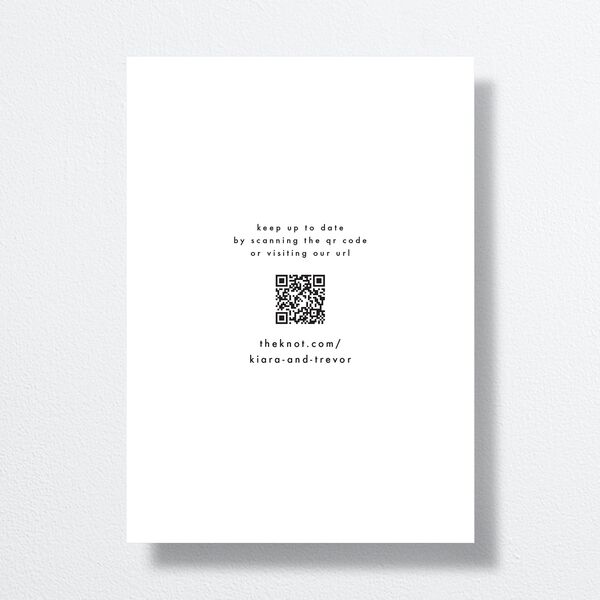 Modern Photobooth Save the Date Cards Pure White Signature smooth No