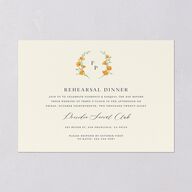 Scenic San Francisco Rehearsal Dinner Invitations Pale Blue Signature Blank Standard