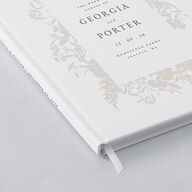Glistening Garden Guest Books Linen