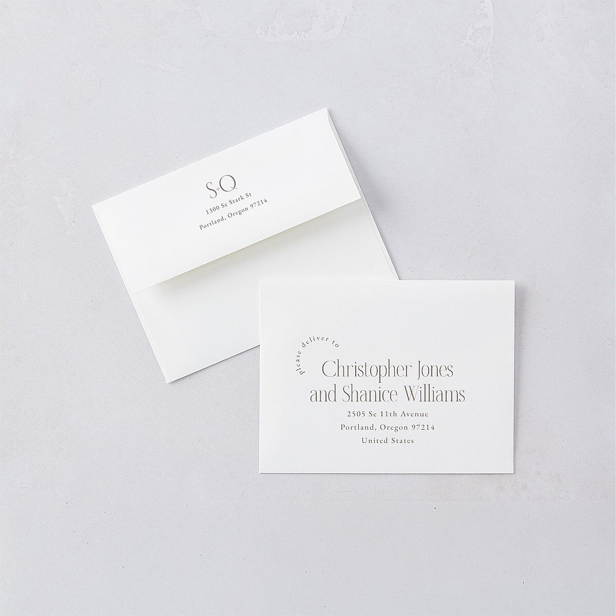 Accent Arches Thank You Cards Licorice