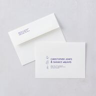 Hand Drawn Recipe Rehearsal Dinner Invitations Sapphire Signature Blank Standard