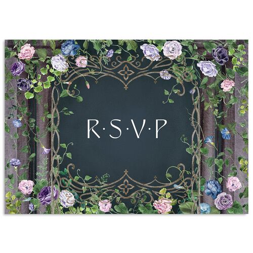 Fairytale Garden Wedding Response Cards Regency Signature Standard