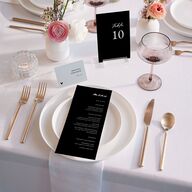 Vertical Names Menus Licorice Signature