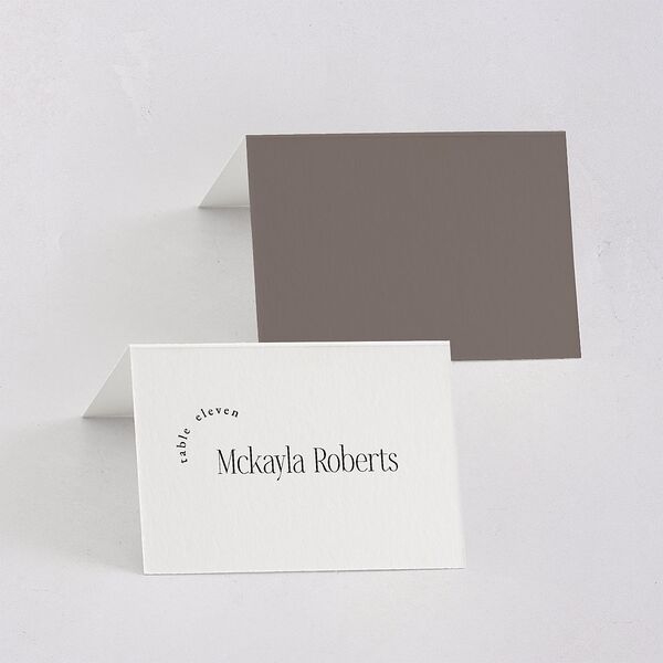 Accent Arches Place Cards Licorice Signature