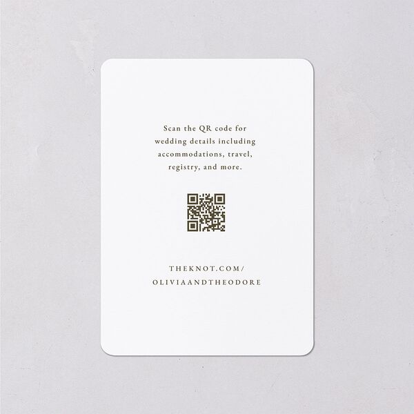 Eucalyptus Bouquet Wedding Event Detail Cards Terracotta Signature Rounded