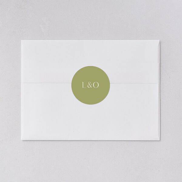 Sweet Sunflowers Wedding Stickers Marigold Circle