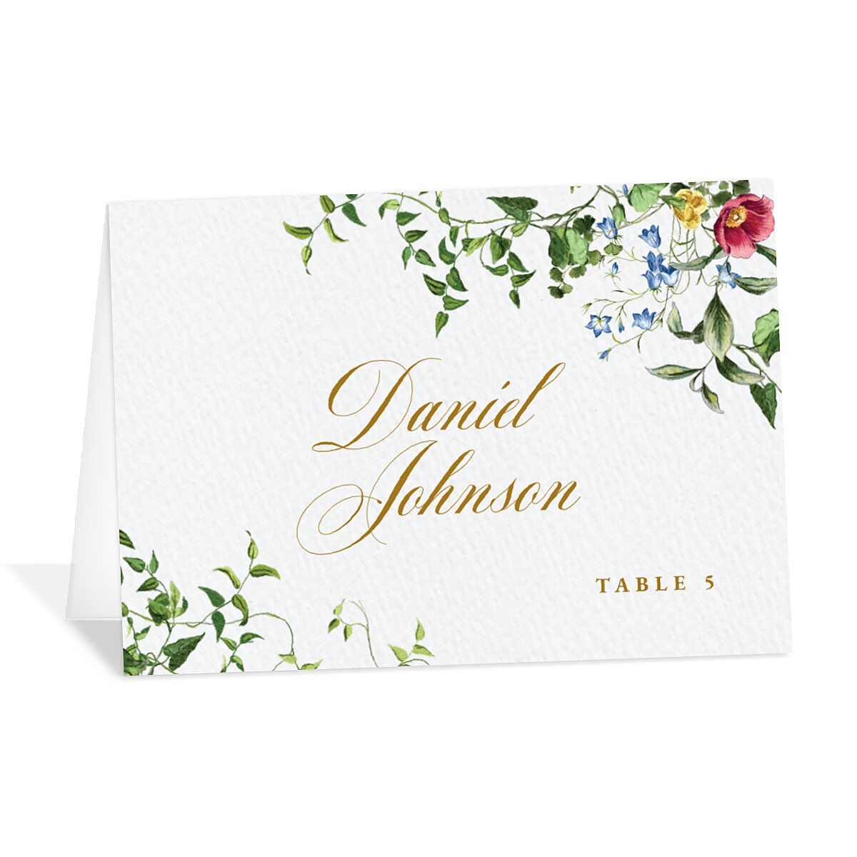 Opulent Garden Place Cards