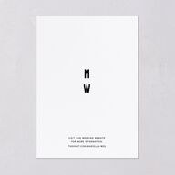 These Kids Save the Date Cards Pure White Signature smooth Blank No Standard