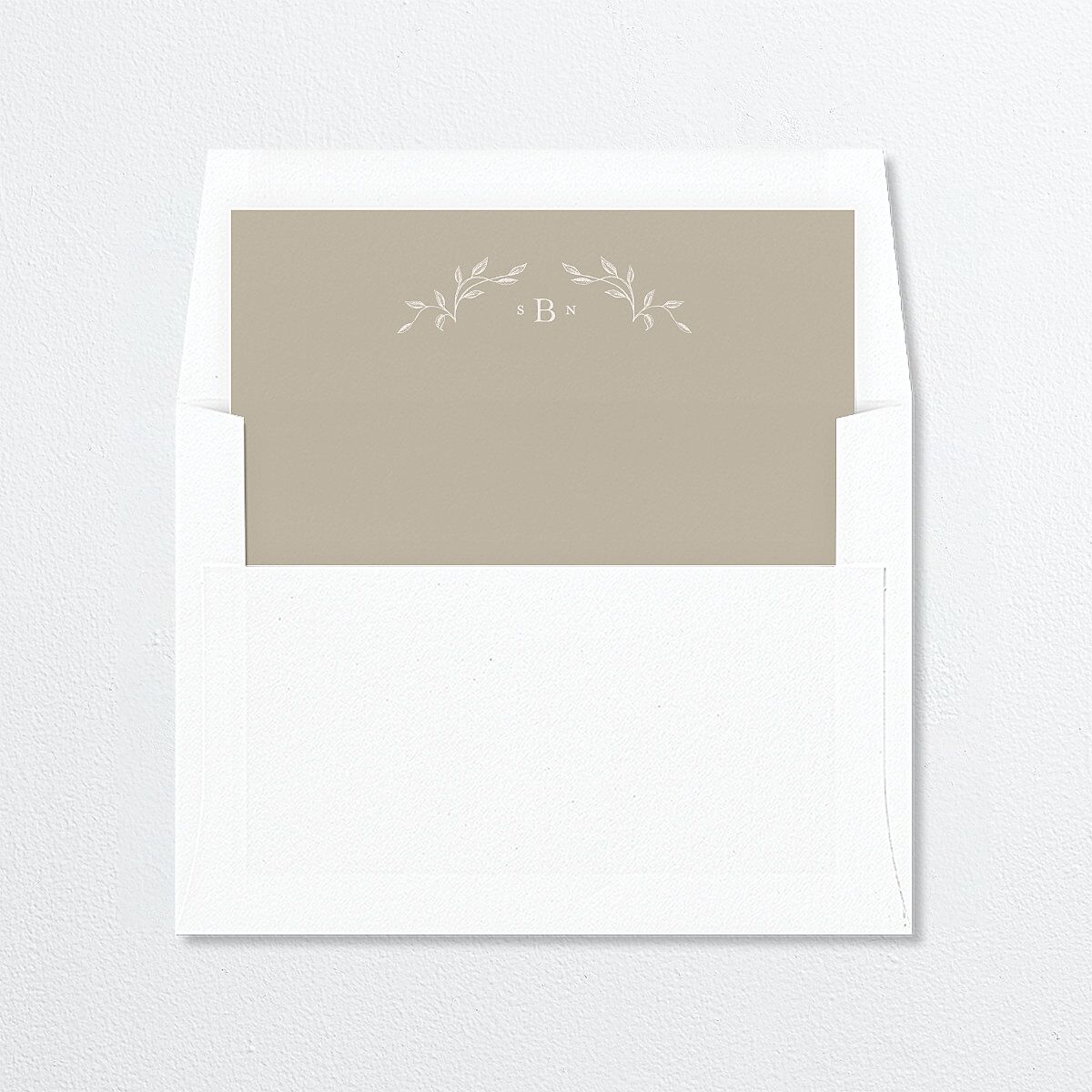 Heirloom Botanical Envelope Liners Linen Standard