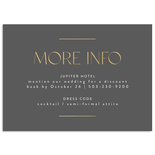 Windows Wedding Enclosure Cards Gold Steel Gray Signature Standard